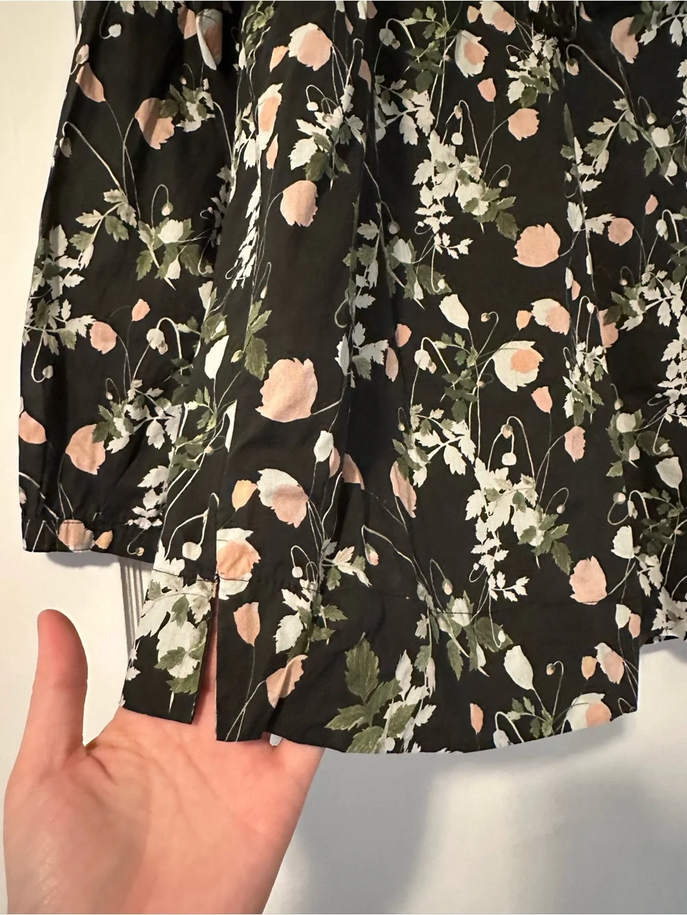 J. Crew Liberty Peasant Top blousevin Liberty Poppy Dream